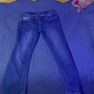 rhythm in blues in dark wash blue size 8 short